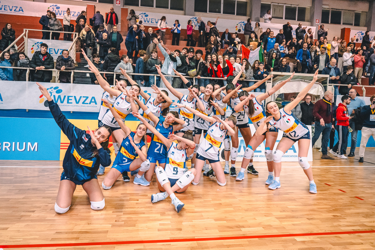 Wevza U16F.: Azzurre al tie break sulla Spagna