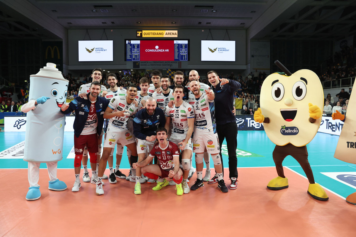 Superlega: Trento non fa regali. Nel sold out supera Milano 3-0