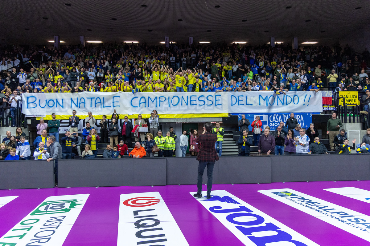 Conegliano: La festa per il Mondiale