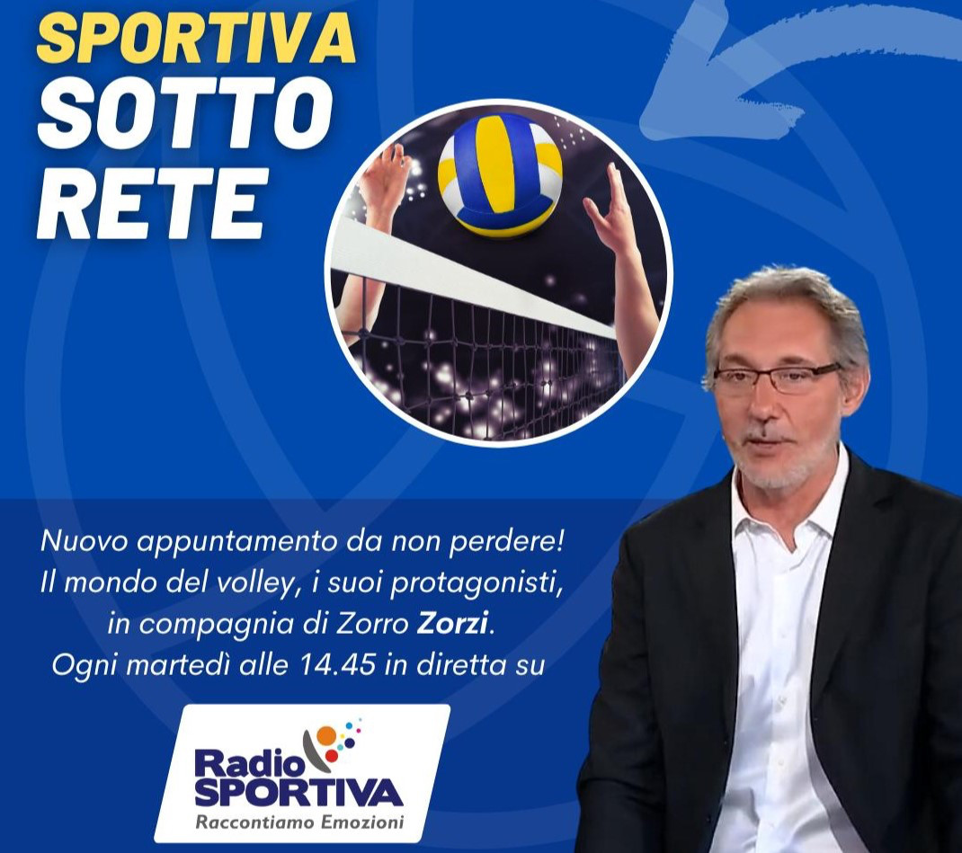 “Sportiva Sotto Rete”: Il nuovo appuntamento di Radio Sportiva dedicato alla pallavolo