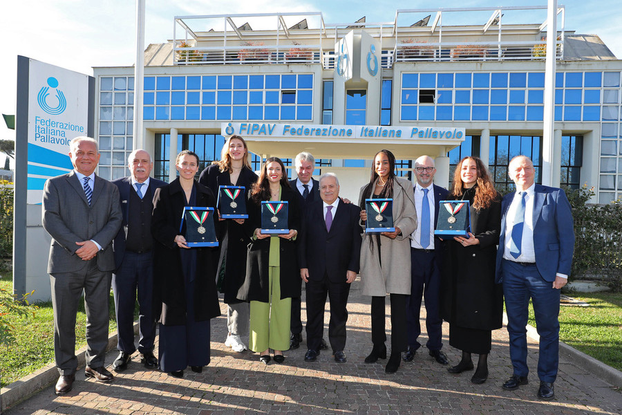 Fipav: Le azzurre campionesse olimpiche premiate ai Collari d'Oro