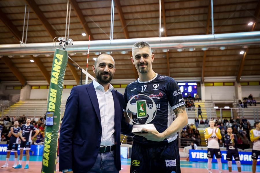 Superlega: Baranowicz premiato Credem Banca MVP di novembre