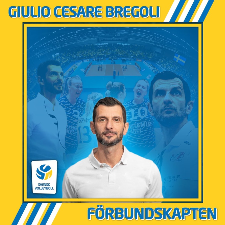 Giulio Cesare Bregoli, nuovo ct dela Svezia