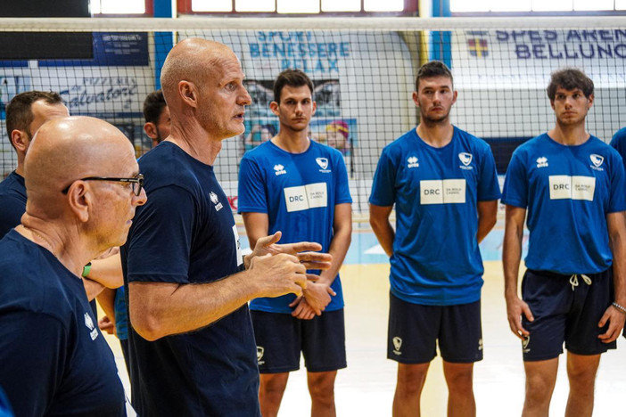 Belluno: Programma di cinque test per la squadra di De Cecco