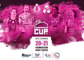 Courmayeur Cup: Ufficiali le semifinali. Milano-Scandicci, Conegliano-Novara