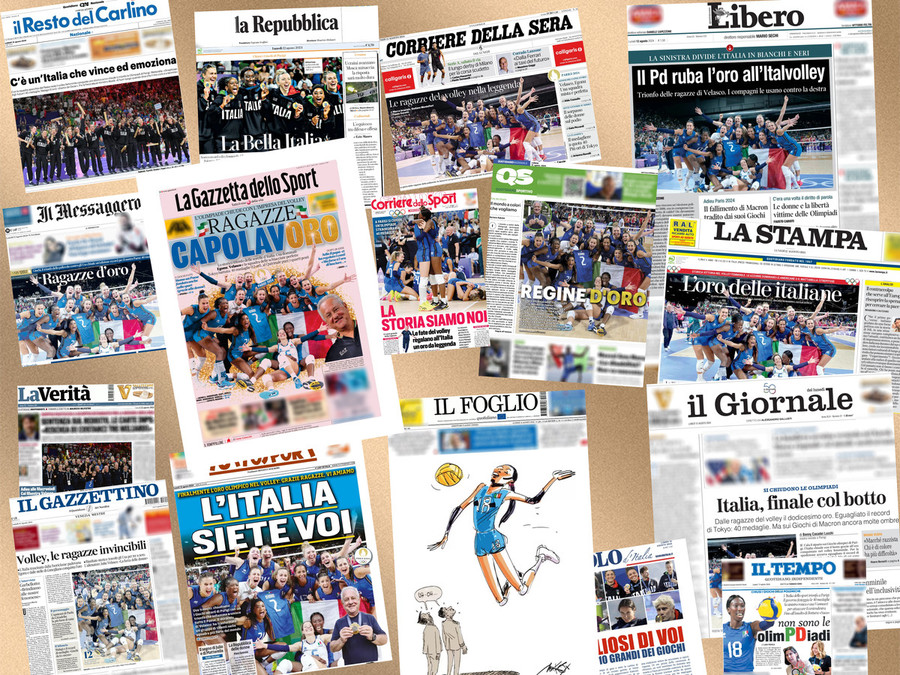 Olimpiadi F.: Le prime pagine dell'oro delle azzurre