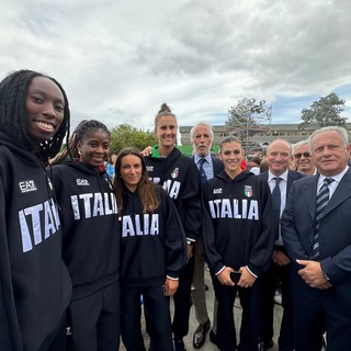 Fipav: Le campionesse olimpiche azzurre all'inaugurazione dell'anno scolastico