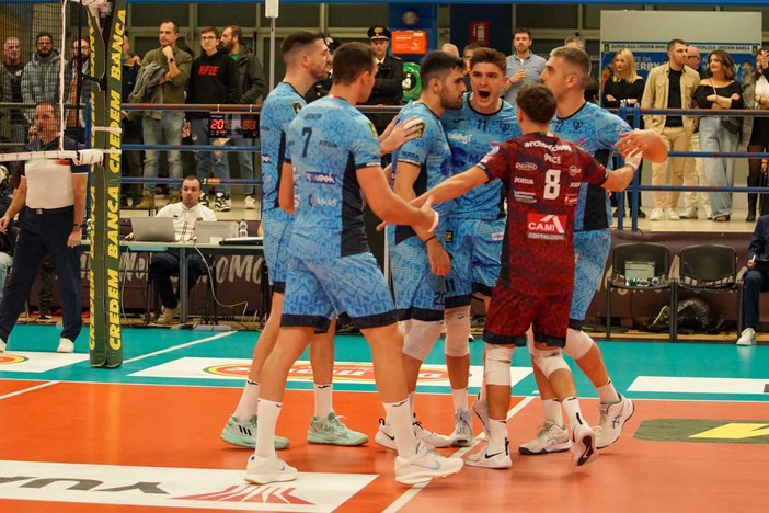 Superlega Credem Banca: Cisterna ribalta Grottazzolina. Terzo successo consecutivo per i pontini