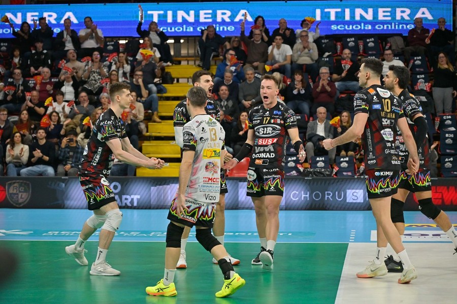 Superlega: Perugia va avanti 1-0.  Generosa Modena, ma non basta