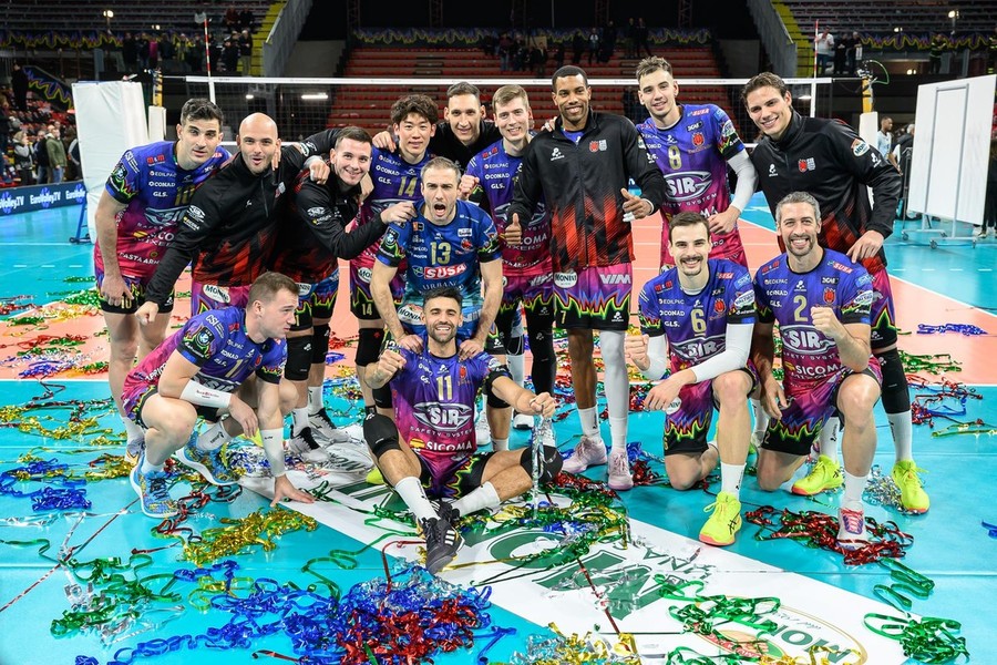 Champions League: Perugia domina, 3-0 sul Saint Nazaire. Ben Tara MVP