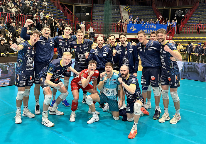 Superlega: Trento vinte 3-0 il testa coda con Catania