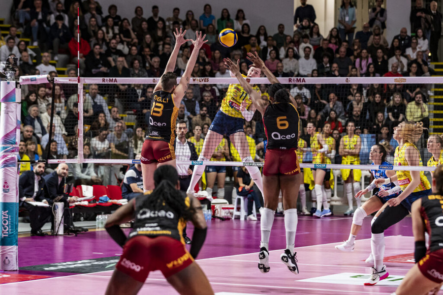 A1 F.: Conegliano è la capitale del volley rosa! 3-0 a Roma