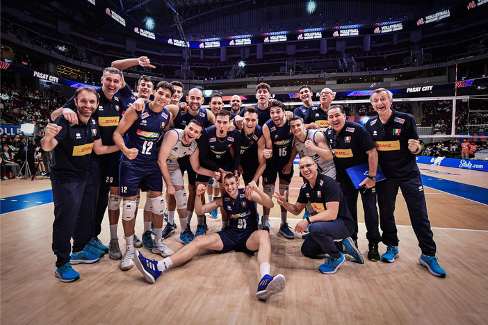 VNL: Azzurri vincenti. il 3-0 sulla Slovenia vale la Final8