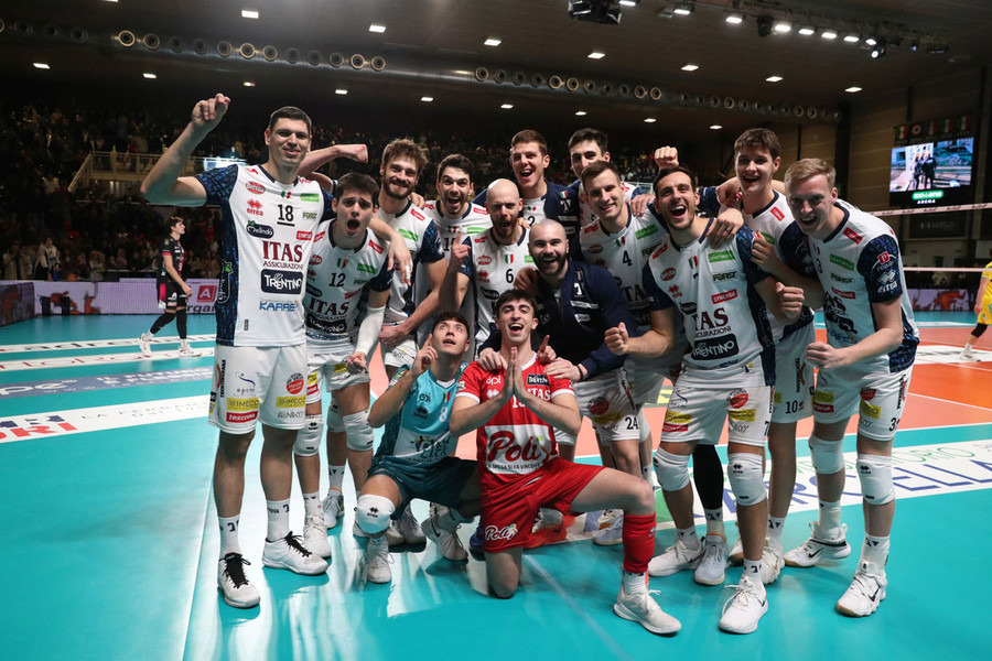 Superlega: Padova lotta, ma Trento vince e festeggia il titolo di campione d'inverno