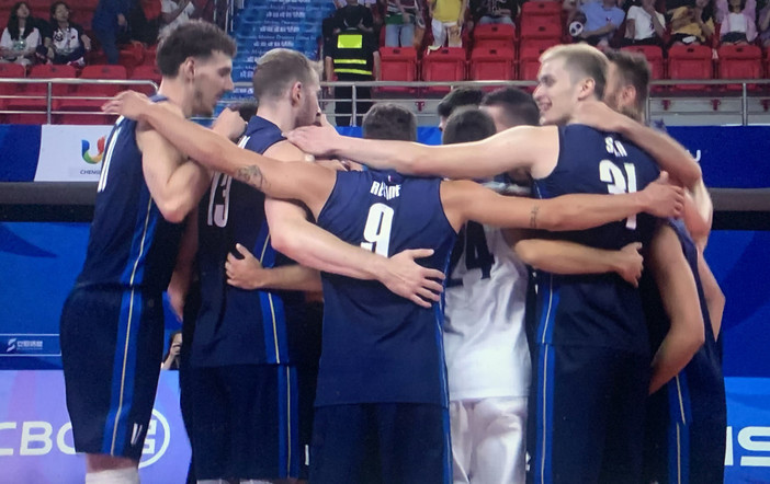 Universiadi: Gli azzurri vanno in finale. 3-0 alla Cina in semifinale