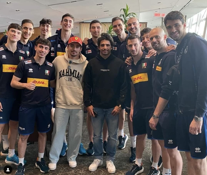 Italvolley e Ferrari, due eccellenze italiane insieme all'Aeroporto di Montreal