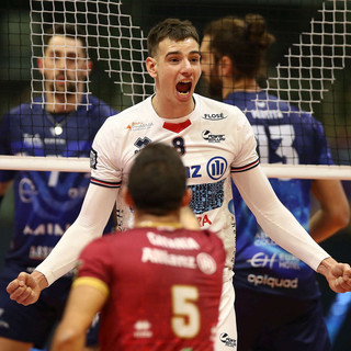 L'argentino Loser, primo nella classifica dei muri punto con 54 punti in Superlega, 0,77 a set