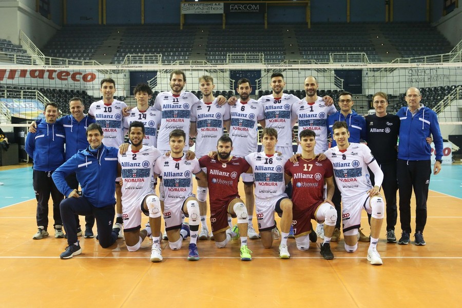 Cev Cup: Milano avanza ai play off. Vince 3-1 a Salonicco