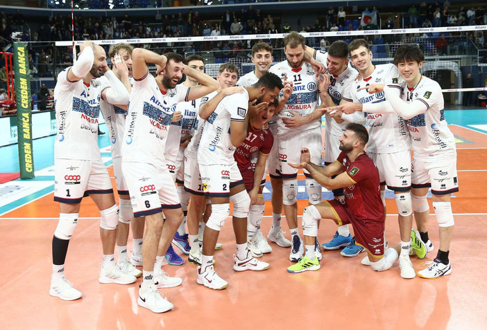 Superlega: Milano vede la Lube e si trasforma. Prima vittoria stagionale: 3-0