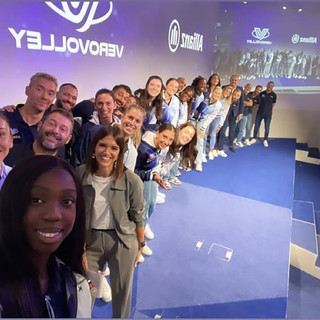 Il selfie del Vero Volley Milano