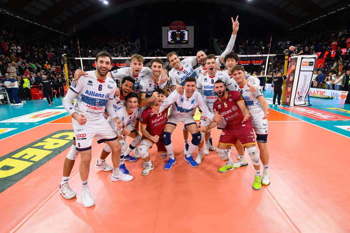 Superlega: Kaziyski show! Milano vince da 0-2 a 3-2 a Perugia