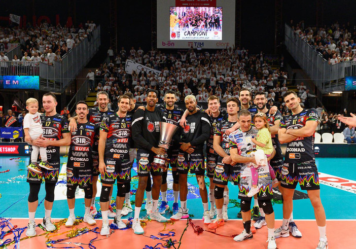 Superlega: Perugia fa festa per la Supercoppa e vince 3-1 con Modena