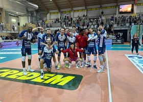 Superlega Credem Banca: Brizard MVP, Piacenza vince a Cisterna una gara lottata