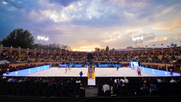 Plaza de Toros a Tlaxcala, pronta per il beach volley