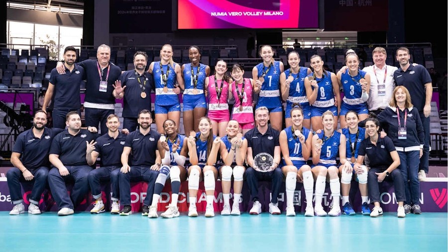 Mondiale per Club F.: Milano sale sul podio. 3-0 al Dentil Praia Clube