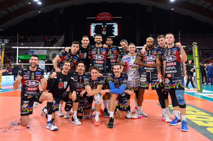 Superlega: Perugia vince l'anticipo e vola in vetta. 3-0 al Padova