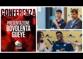 Piacenza: La conferenza stampa di presentazione di Alessandro Bovolenta e Moussè Gueye