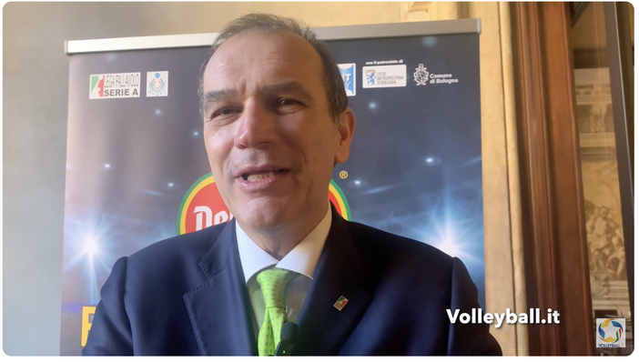 Del Monte Coppa Italia: Il Presidente di Lega Pallavolo Massimo Righi tra Final4 e il planning mondiale