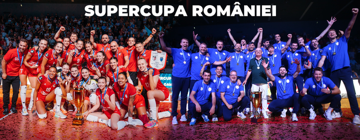 Romania: Tempo di Supercoppa. Vincono Volei Alba Blaj e CSM Arcada Galați