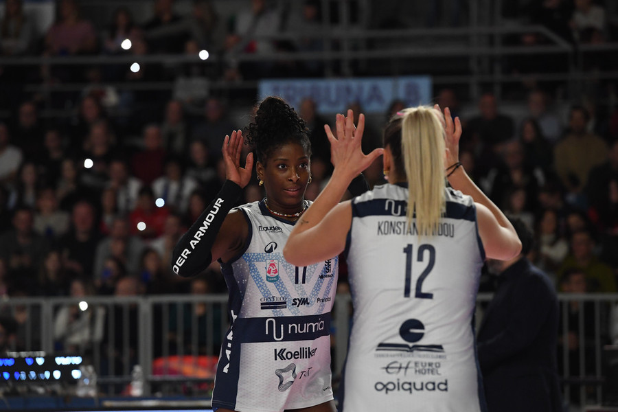 A1 F.: Milano si riscatta. 1-3 a Bergamo, Sylla MVP