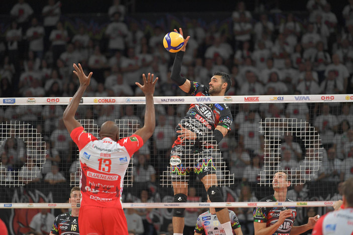 Superlega: Perugia in rimonta vince il big match con Piacenza. Plotnytskyi MVP