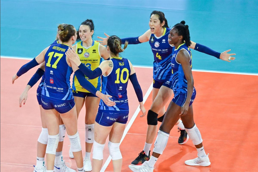 Champions League e Cev Cup: Scandicci, Milano e Chieri oggi in campo