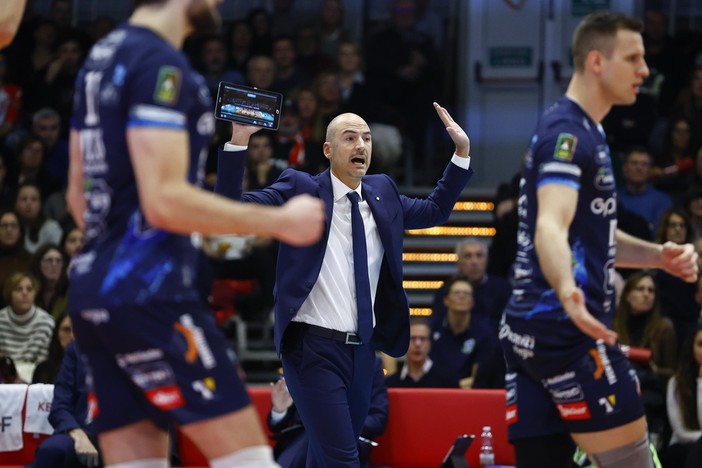 Coach Fabio Soli, soddisfatto per il risultato, meno per il gioco