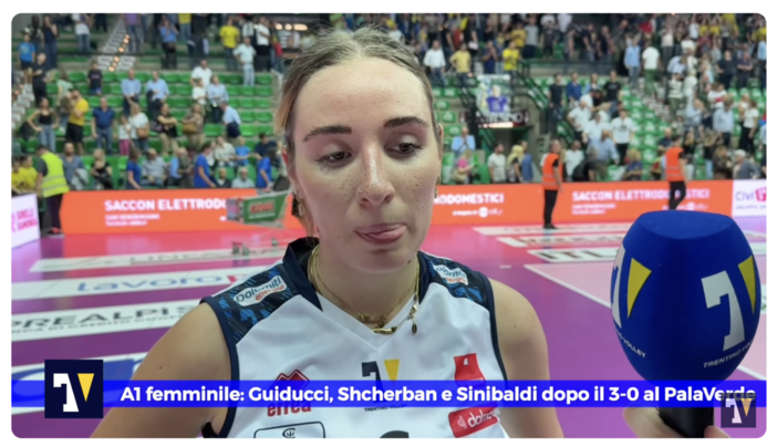 Trento: Guiducci, Shcherban e Sinibaldi dopo il debutto al PalaVerde