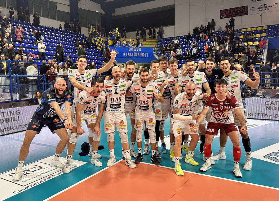 Superlega Credem Banca: Trento fatica, ma vince 3-1 contro Grottazzolina