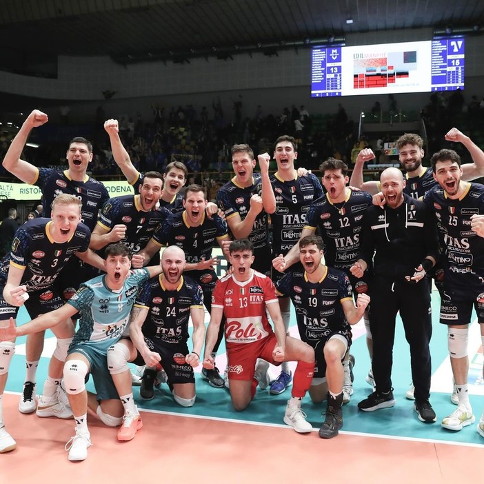 Superlega: Modena non si basta mai. Vince Trento 2-3 con i cecchini Michieletto e Rychlicki