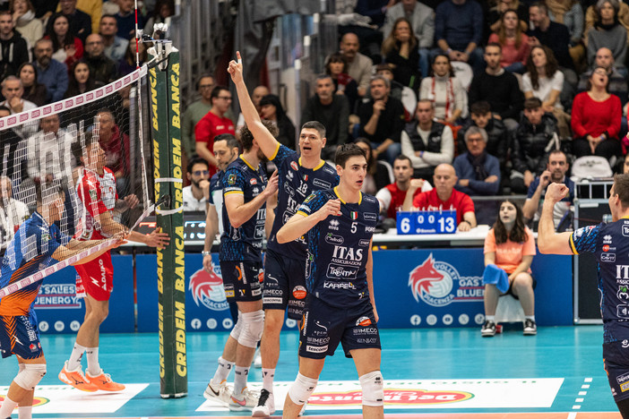 Superlega: Trento, come rockstar. Michieletto e c. vincono 3-1 a Piacenza ed escono tra gli applausi