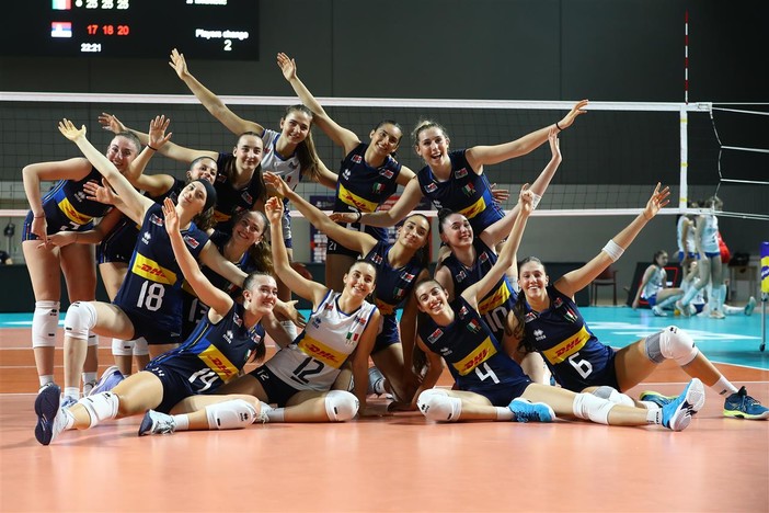 Europei U18F.: Quinto successo per le azzurrine, battuta 3-0 la Serbia