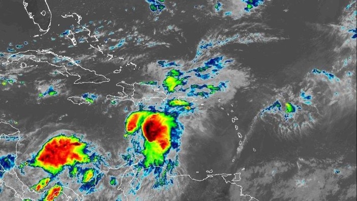 La tempesta tropicale si Santo Domingo