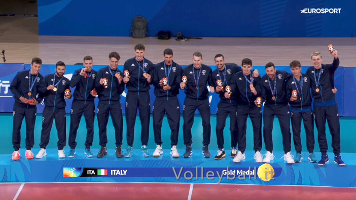 Universiadi: La premiazione degli azzurri d'oro - video