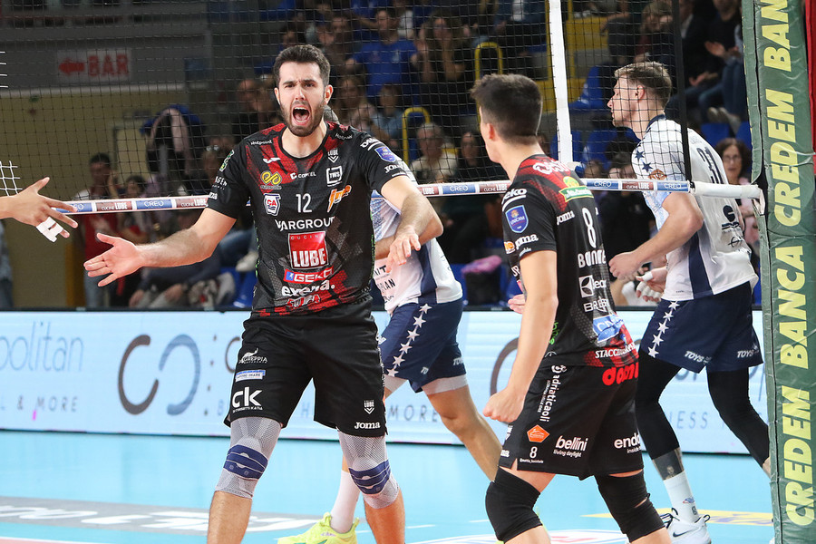 Superlega: La Lube torna alla vittoria. 3-0 ad una Monza che deve ancora formarsi