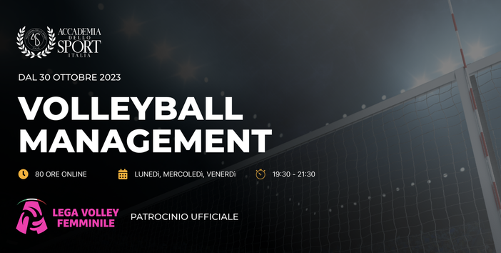 Lega Femminile: Via al corso in Volleyball Management dell'Accademia dello Sport