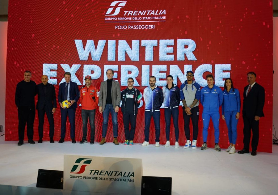 Coppa Italia A1 F.: La Coppa Italia Frecciarossa esposta alla Winter Experience Trenitalia 2023-24