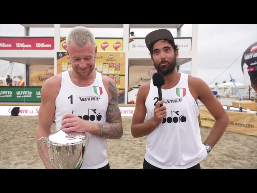 Zaytsev e Lupo  dopo lo scudetto