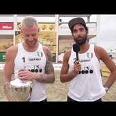 Zaytsev e Lupo  dopo lo scudetto