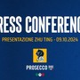 Conegliano: La conferenza stampa live streaming di presentazione di Zhu Ting al Palaverde